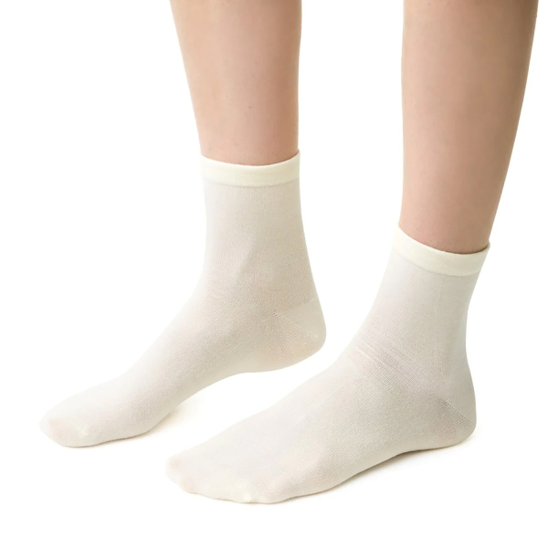 Dámské funkční Merino ponožky 72 bílé