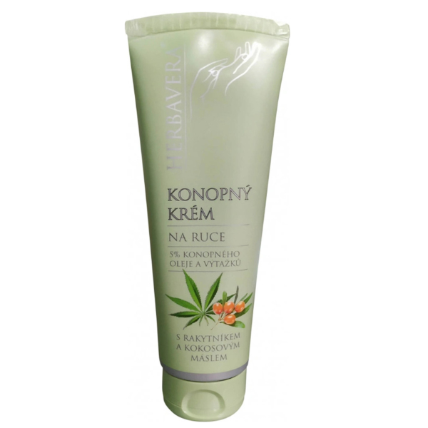 Konopný krém s rakytníkem v tubě 120ml