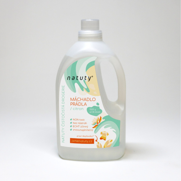 Máchadlo prádla s vůní citronu