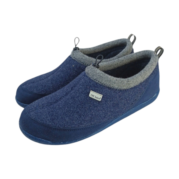 Pánské barefoot pantofle OLIVER tmavě modré