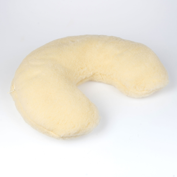 Pohankový polštář podkova merino přírodní