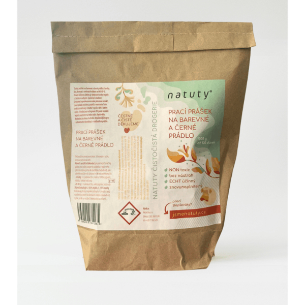 Prací prášek na barevné a černé prádlo