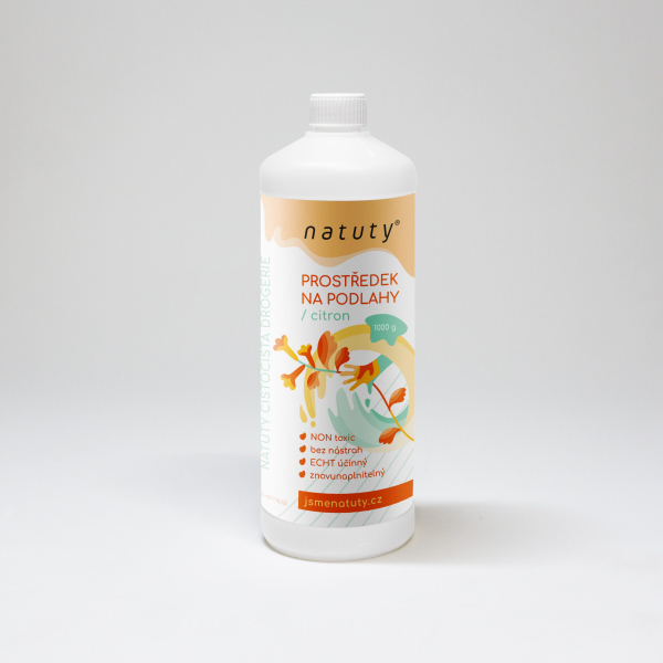Prostředek na podlahy s vůní citronu