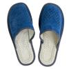 Pantofle pánské domácí semišky modré